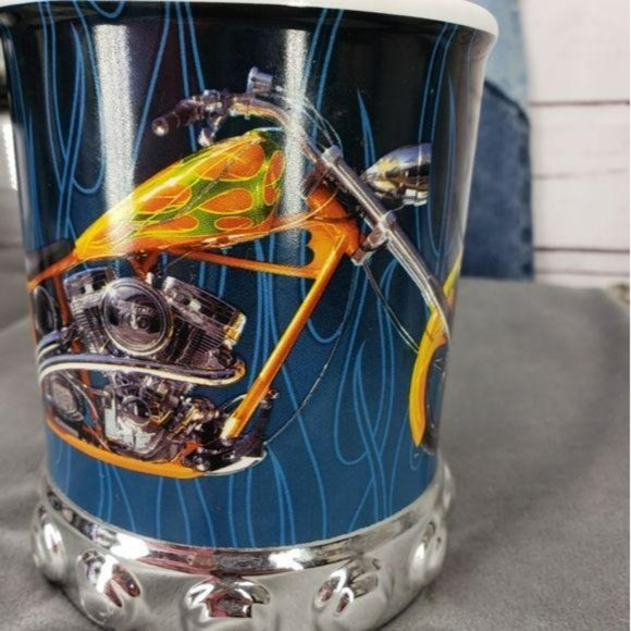 2004 Orange County Choppers Motorcycle Hog Bike Ceramic Coffee Drink Mug Cup - Picture 5 of 6